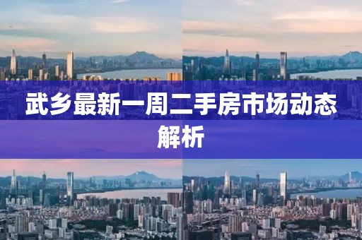 武乡最新一周二手房市场动态解析