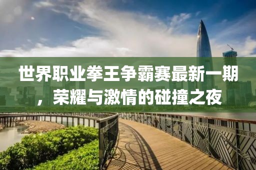 世界职业拳王争霸赛最新一期，荣耀与激情的碰撞之夜