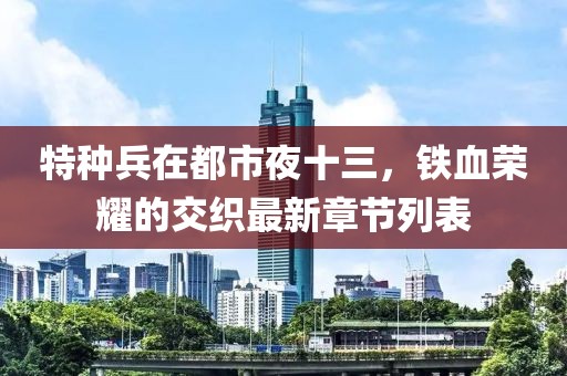 特种兵在都市夜十三，铁血荣耀的交织最新章节列表