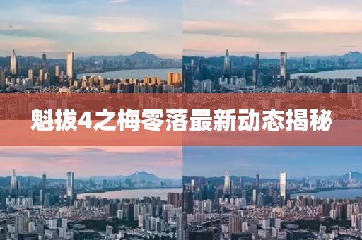 魁拔4之梅零落最新动态揭秘