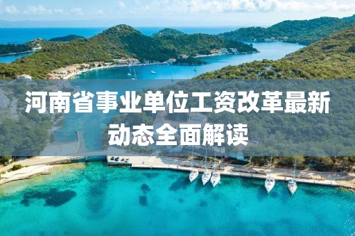 河南省事业单位工资改革最新动态全面解读