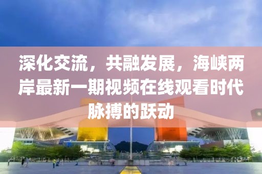 深化交流，共融发展，海峡两岸最新一期视频在线观看时代脉搏的跃动