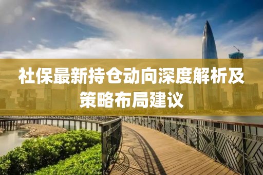 社保最新持仓动向深度解析及策略布局建议