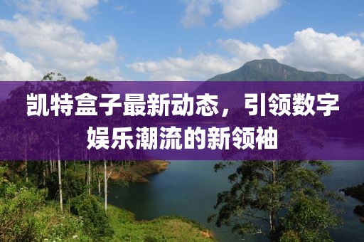凯特盒子最新动态，引领数字娱乐潮流的新领袖