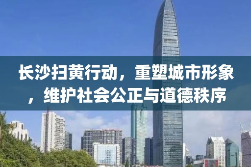 长沙扫黄行动，重塑城市形象，维护社会公正与道德秩序