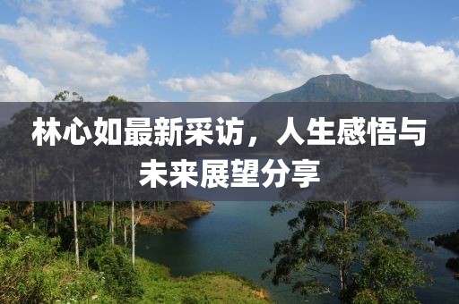 林心如最新采访，人生感悟与未来展望分享