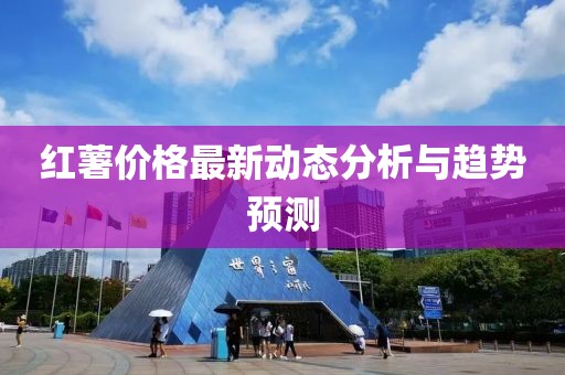 红薯价格最新动态分析与趋势预测