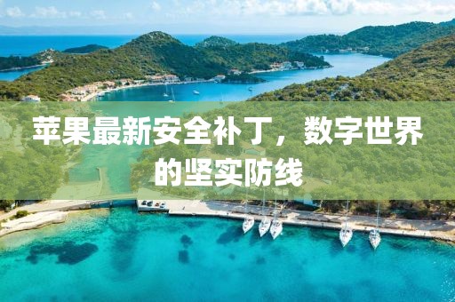 苹果最新安全补丁，数字世界的坚实防线