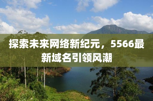 探索未来网络新纪元，5566最新域名引领风潮