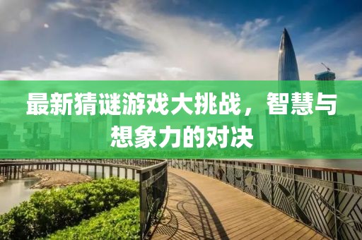 最新猜谜游戏大挑战，智慧与想象力的对决