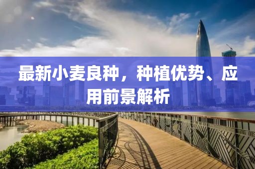 最新小麦良种，种植优势、应用前景解析