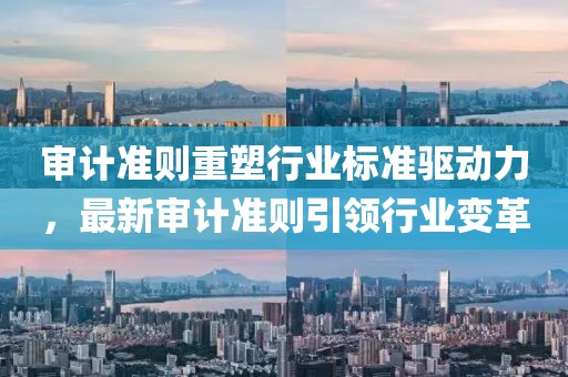 审计准则重塑行业标准驱动力，最新审计准则引领行业变革