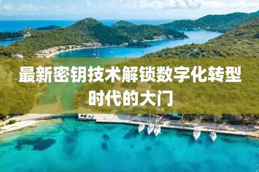 最新密钥技术解锁数字化转型时代的大门