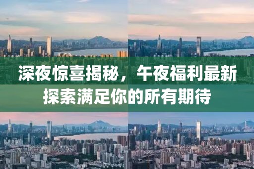 深夜惊喜揭秘，午夜福利最新探索满足你的所有期待