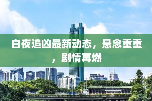 白夜追凶最新动态，悬念重重，剧情再燃