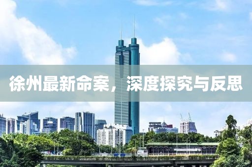 徐州最新命案，深度探究与反思