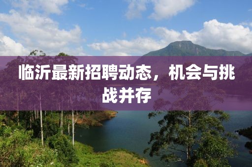 临沂最新招聘动态，机会与挑战并存