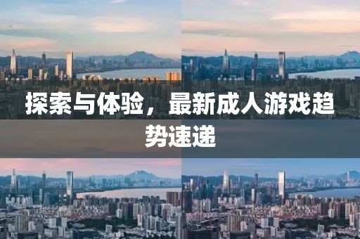 探索与体验，最新成人游戏趋势速递
