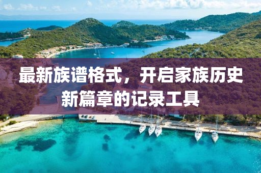 最新族谱格式，开启家族历史新篇章的记录工具