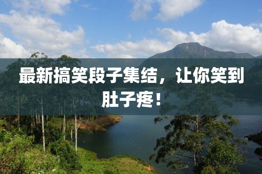 最新搞笑段子集结，让你笑到肚子疼！