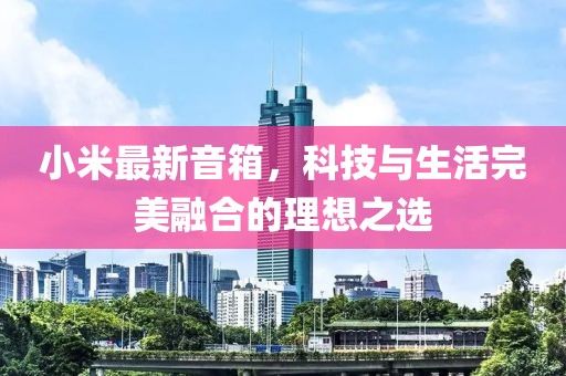 小米最新音箱，科技与生活完美融合的理想之选