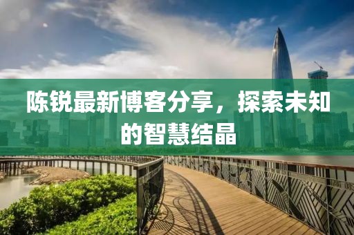 陈锐最新博客分享，探索未知的智慧结晶