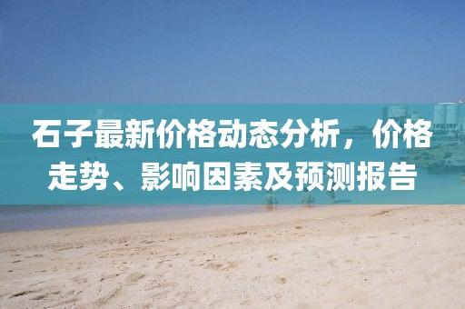 石子最新价格动态分析，价格走势、影响因素及预测报告