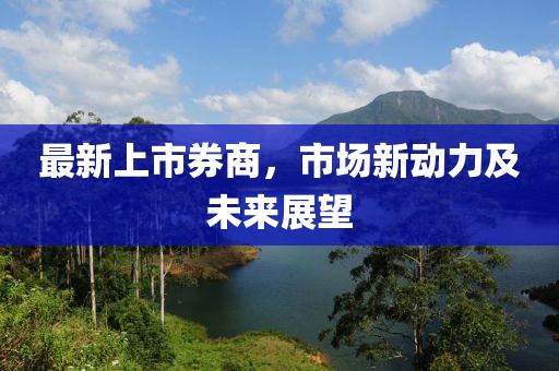 最新上市券商，市场新动力及未来展望