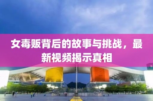 女毒贩背后的故事与挑战，最新视频揭示真相