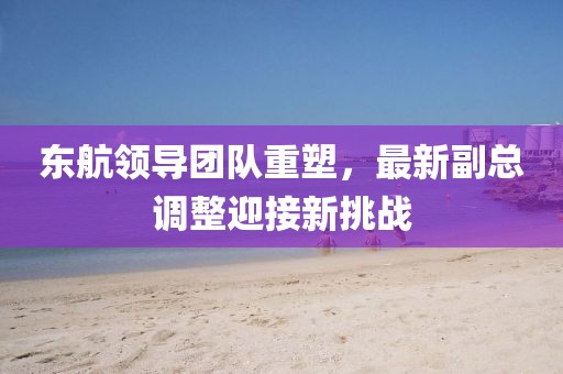 东航领导团队重塑，最新副总调整迎接新挑战