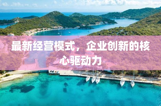 最新经营模式，企业创新的核心驱动力