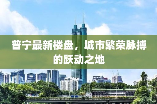 普宁最新楼盘，城市繁荣脉搏的跃动之地