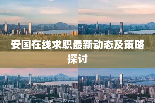 安国在线求职最新动态及策略探讨