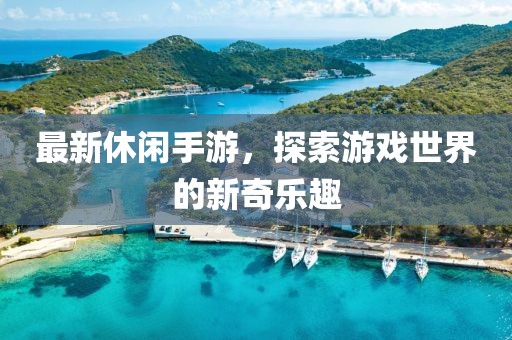 最新休闲手游，探索游戏世界的新奇乐趣