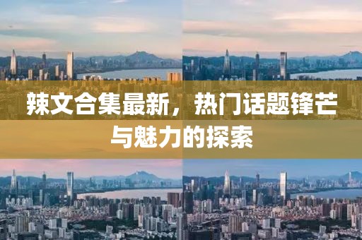 辣文合集最新，热门话题锋芒与魅力的探索
