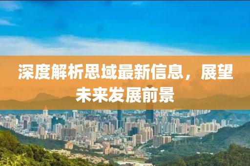 深度解析思域最新信息，展望未来发展前景
