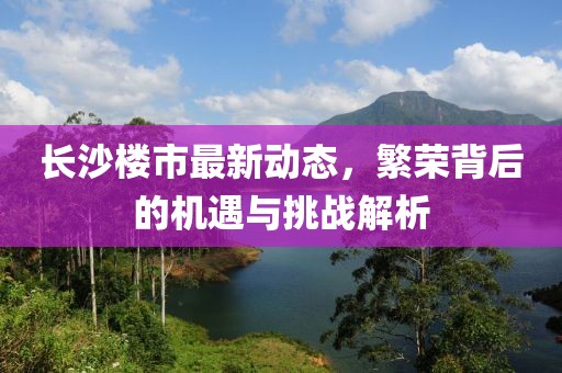 长沙楼市最新动态，繁荣背后的机遇与挑战解析