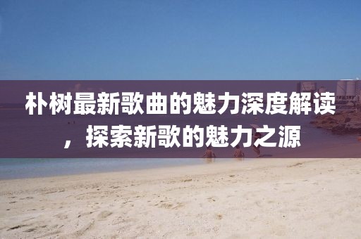 朴树最新歌曲的魅力深度解读，探索新歌的魅力之源