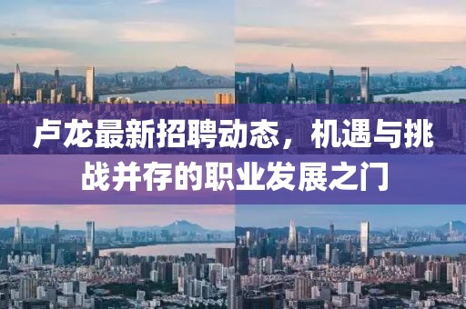 卢龙最新招聘动态，机遇与挑战并存的职业发展之门
