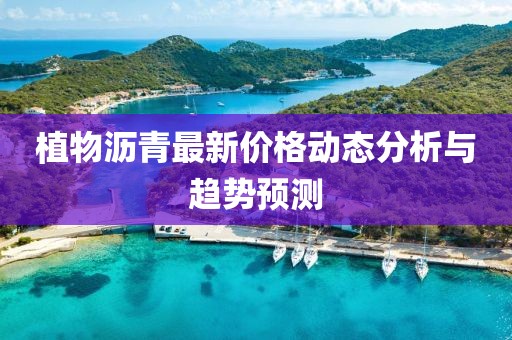 植物沥青最新价格动态分析与趋势预测