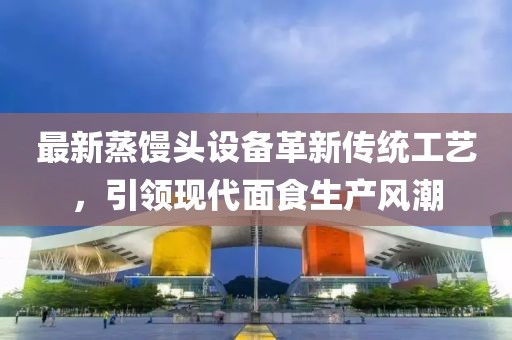 最新蒸馒头设备革新传统工艺，引领现代面食生产风潮