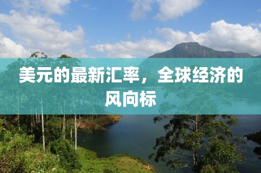 美元的最新汇率，全球经济的风向标