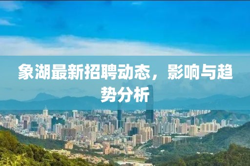 象湖最新招聘动态，影响与趋势分析