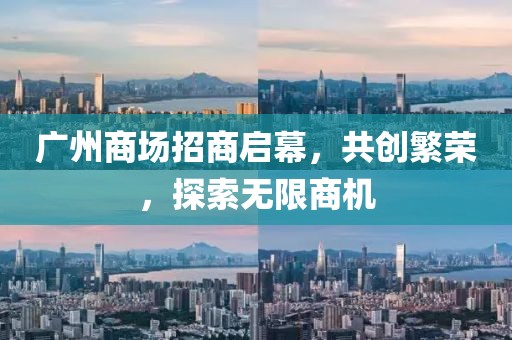 广州商场招商启幕，共创繁荣，探索无限商机
