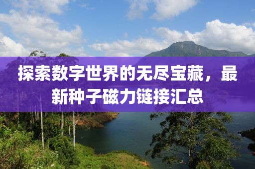 探索数字世界的无尽宝藏，最新种子磁力链接汇总
