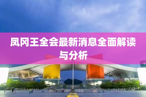 凤冈王全会最新消息全面解读与分析