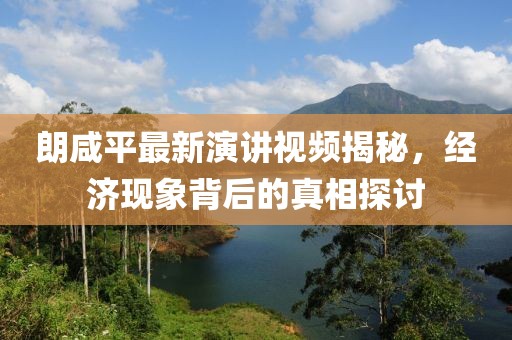 朗咸平最新演讲视频揭秘，经济现象背后的真相探讨