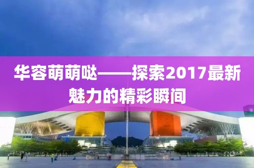 华容萌萌哒——探索2017最新魅力的精彩瞬间
