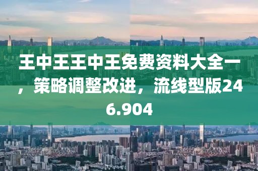 王中王王中王免费资料大全一，策略调整改进，流线型版246.904