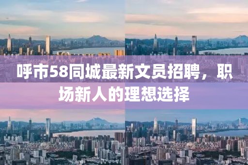 呼市58同城最新文员招聘，职场新人的理想选择